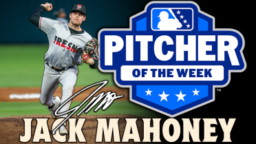 Grizzlies RHP Jack Mahoney Tabbed as California League Pitcher of the Week for April 15-21