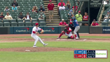 Sam Benschoter In play, run(s) to David Bañuelos