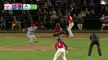 Kyle Nevin singles on a sharp line drive to right fielder Travis Honeyman. Jake Gelof scores. Kendall George scores. Elijah Hainline to 3rd.