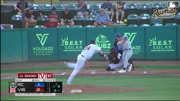 Cameron Decker knocks a two-run home run