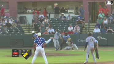 Brendan Summerhill reaches on a throwing error by third baseman Jaiden Lo Re. Larry Martinez scores. J.D. Gonzalez to 3rd.