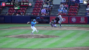 Dub Gleed homers (3) on a fly ball to right field.