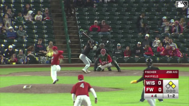 Andrew Fischer homers (4) on a fly ball to left field. Josh Adamczewski scores. Marco Dinges scores.