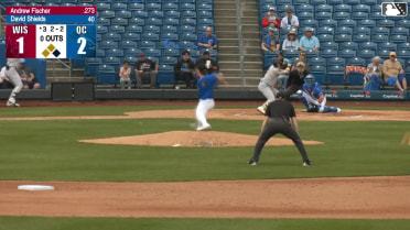 David Shields In play, run(s) to Andrew Fischer