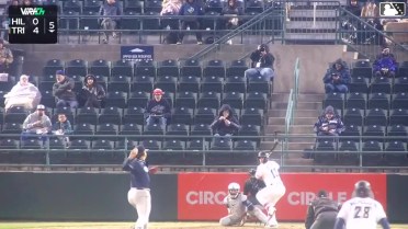 Juan Flores doubles (1) on a sharp line drive to left fielder Avery Owusu-Asiedu. Matt Coutney scores. Ryan Nicholson scores. Anthony Scull to 3rd.