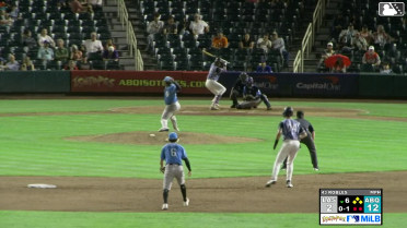Bryant Betancourt singles on a line drive to left fielder Johnathan Rodríguez. Sterlin Thompson scores. Charlie Condon scores. Vimael Machín to 3rd.