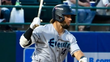 Carlos Jimenez singles on a line drive to left fielder Anthony Scull. Felnin Celesten scores.