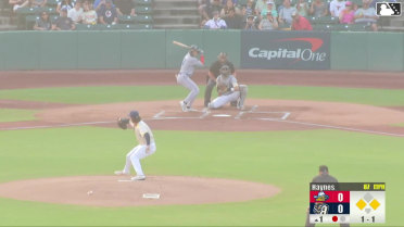 Jagger Haynes In play, run(s) to Ben McLaughlin