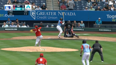 Jhonathan Díaz In play, run(s) to Manuel Pena