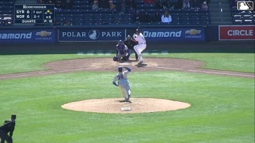 Nate Eaton singles on a line drive to left fielder Ji Hwan Bae. Mikey Romero scores. Nate Eaton to 2nd.