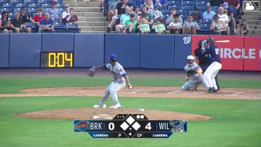 Kevin Bazzell homers (3) on a fly ball to left center field. Yeremy Cabrera scores.