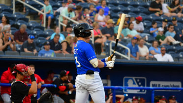 Boeve Makes History with Two Triples in Shuckers 6-5 Loss to Pensacola