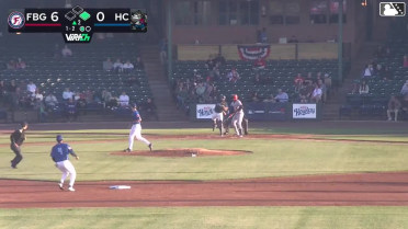 Sir Jamison Jones strikes out swinging and Coy James caught stealing 2nd, catcher Tyler Howard to second baseman Yaikel Mijares to catcher Tyler Howard.