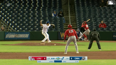 Blake Dunn singles on a sharp line drive to right fielder John Rave. Francisco Urbaez scores. Ivan Johnson scores.
