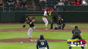 Won-Bin Cho singles on a sharp ground ball to right fielder Alberto Rodriguez. Rainiel Rodriguez scores. Jesús Báez to 2nd.