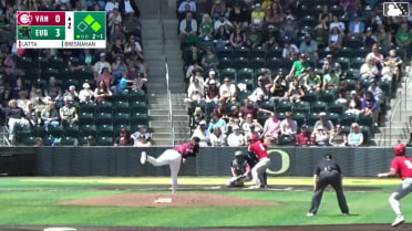 Maddox Latta singles on a sharp line drive to left fielder Carlos Gutierrez. J.R. Freethy scores. Matt Scannell to 2nd.