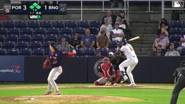 John Bay hit by pitch. Jose Ramos scores. Nick Lorusso to 3rd. Corey Collins to 2nd.