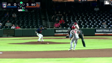 Raider Tello singles on a ground ball to center fielder Connor Hujsak. Carter Mathison scores.