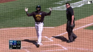 Estevan Florial's stadium-clearing home run