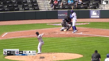 Alex Ramírez singles on a line drive to center fielder Matthew Lugo. Karson Simas scores.