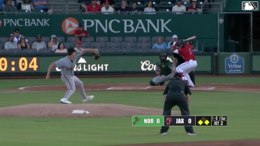 Trace Bright In play, run(s) to Jesús Bastidas