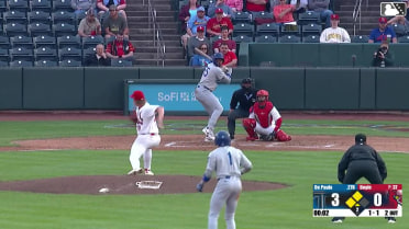 Liam Doyle In play, run(s) to Josue De Paula