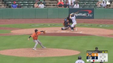 Francisco Acuna out on a sacrifice fly to left fielder Cameron Leary. Ryan Jackson scores.