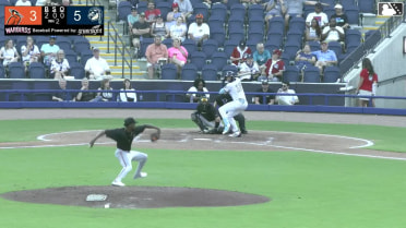 José Anderson homers (9) on a fly ball to left center field.