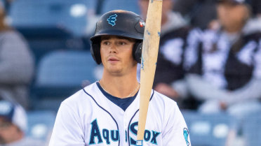 Anthony Donofrio singles in Josh Caron.