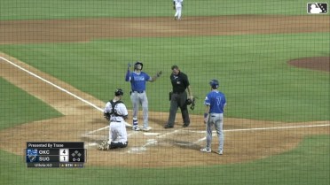 Alex Freeland's two-run homer