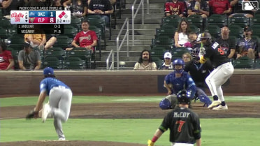 Miguel Andujar singles on a ground ball to center fielder Alek Thomas. Anthony Vilar scores. Mason McCoy scores.