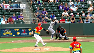 Sam Kulasingam homers (7) on a fly ball to right field.