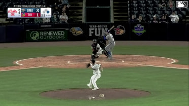 Drew Waters homers (3) on a fly ball to left center field. Abraham Toro scores.