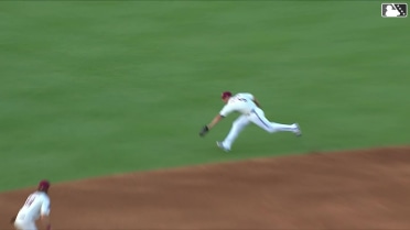 Corey Seager's impressive grab and throw