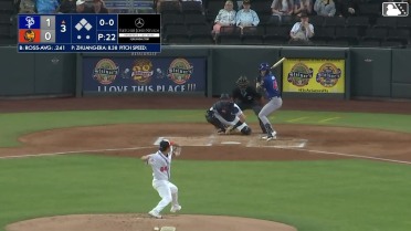 Ben Ross homers (2) on a fly ball to left center field.