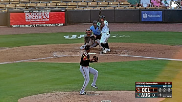 Luis Guanipa grounds into a double play, shortstop Joshua Liranzo to second baseman Edwin Amparo to first baseman Jose Perez. Tate Southisene out at 2nd. Luis Guanipa out at 1st.