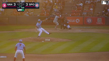 Sam Shaw homers (3) on a fly ball to right center field.