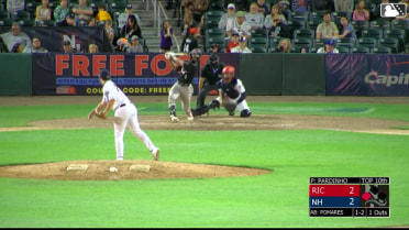 Eric Pardinho's fourth and final strikeout