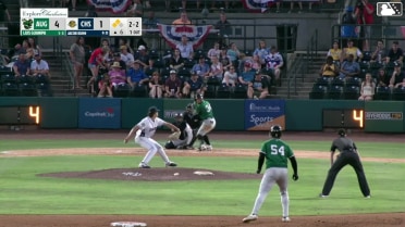 Luis Guanipa singles on a ground ball to center fielder Brendan Summerhill. Dallas Macias scores. Michael Martinez scores.