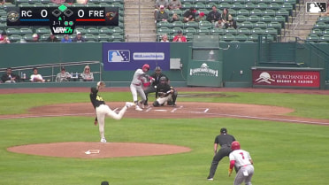 Lucas Ramirez singles on a sharp line drive to right fielder Derek Bernard. Kevyn Castillo scores.