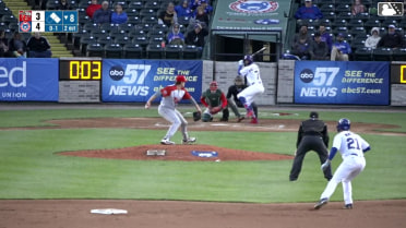 Reginald Preciado singles on a soft fly ball to right fielder Jake Cunningham. Cole Mathis scores. Cameron Sisneros to 3rd.