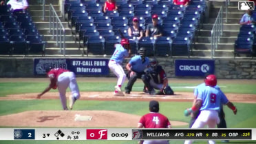 Ma'Kale Holden In play, run(s) to Jordan Williams