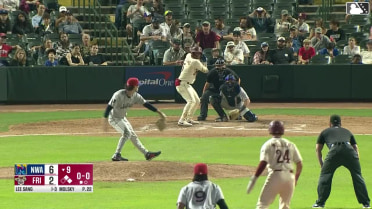 Marcus Lee Sang homers (6) on a fly ball to left center field. Ian Moller scores. Julian Brock scores.