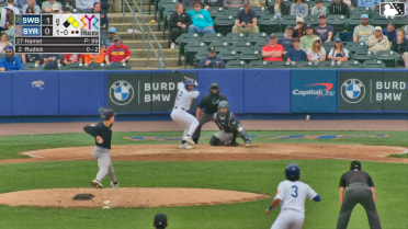 Dom Hamel In play, run(s) to Matt Rudick