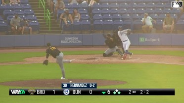 Khristian Curtis' ninth strikeout of the game
