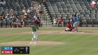 Caleb Bartolero homers (8) on a line drive to center field.