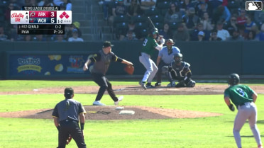 Hunter Fitz-Gerald singles on a fly ball to left fielder Hendry Mendez. J.T. Arruda scores. Bill Knight scores. Michael Arroyo to 3rd. Hunter Fitz-Gerald to 2nd.