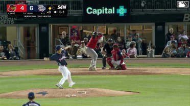 Abimelec Ortiz grounds out, second baseman Liover Peguero to first baseman Keaton Anthony. Brady House scores.
