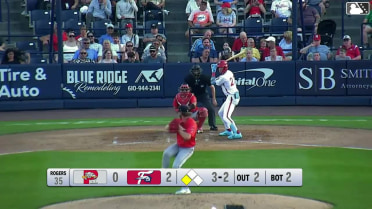Cade Fergus singles on a soft fly ball to left fielder Will Turner. Erick Brito scores.