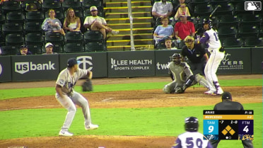 Brian Arias In play, run(s) to Yasser Mercedes